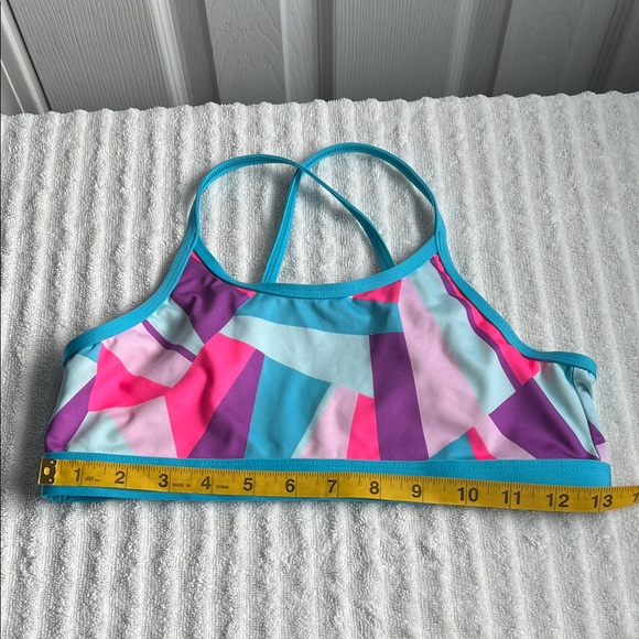 Lands' End Blue and Pink Geometric Shirt . Set of the three - Picture 8 of 15